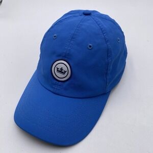 Peter Millar Golf Hat Carolina Blue Adjustable Strapback Drifit Cleaned VGC
